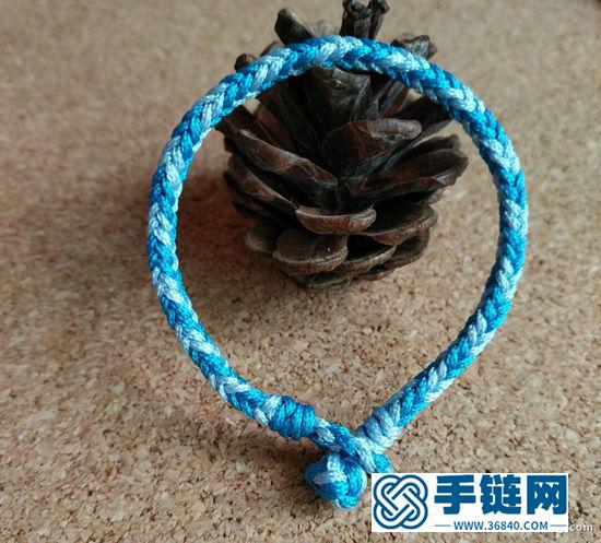 圓形八股辮的編法圖解