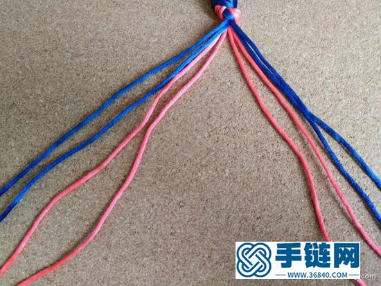 圓形八股辮的編法圖解