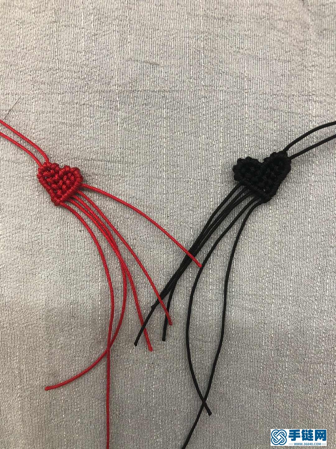 心心相印手繩的編法
