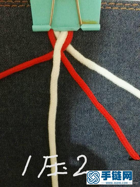 四股圓辮的編法教程圖解