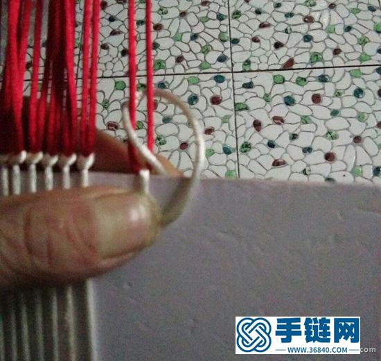 自己用繩子編一張好看的岔色吊床