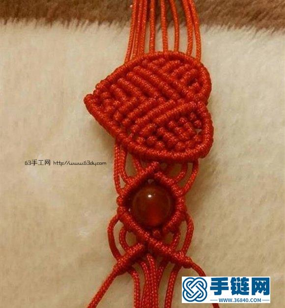怎樣編織紅繩手鏈 愛心紅繩手鏈的編織方法