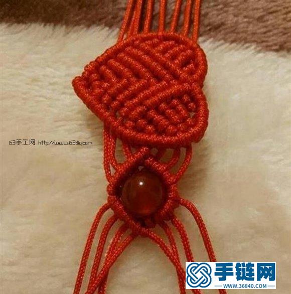 怎樣編織紅繩手鏈 愛心紅繩手鏈的編織方法