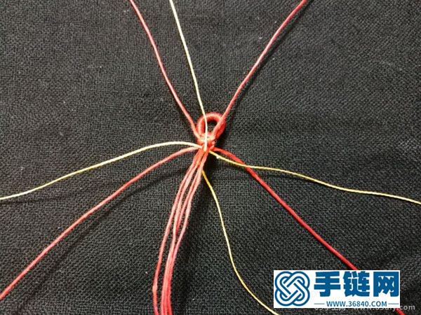 一世情緣手鏈的編法教程
