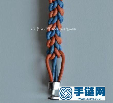 繩子編織手鏈教程 兩股繩子編織手鏈