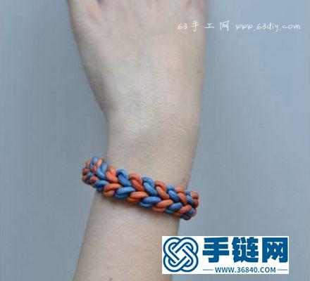 繩子編織手鏈教程 兩股繩子編織手鏈