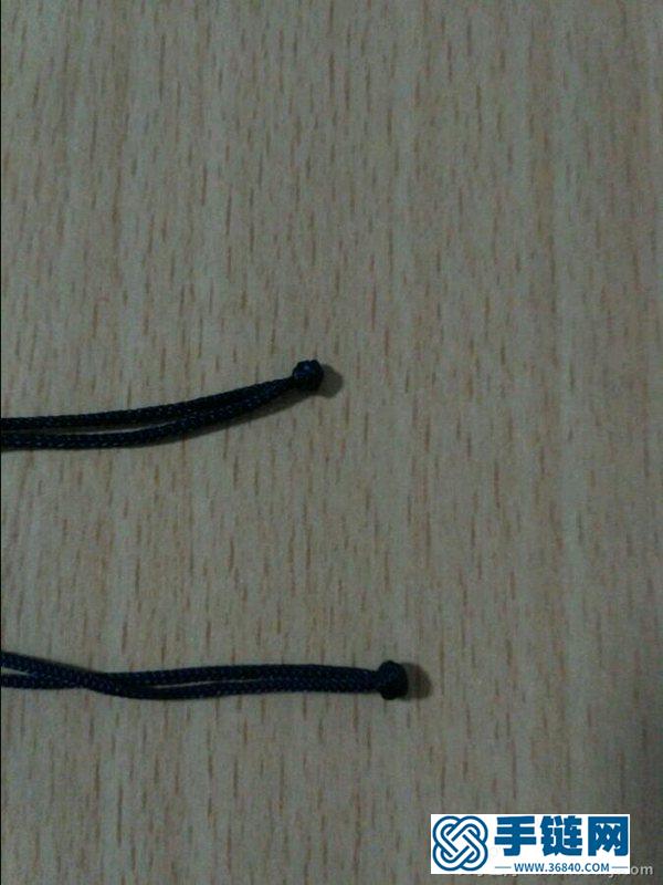 鹿晗同款編繩手鏈的編法