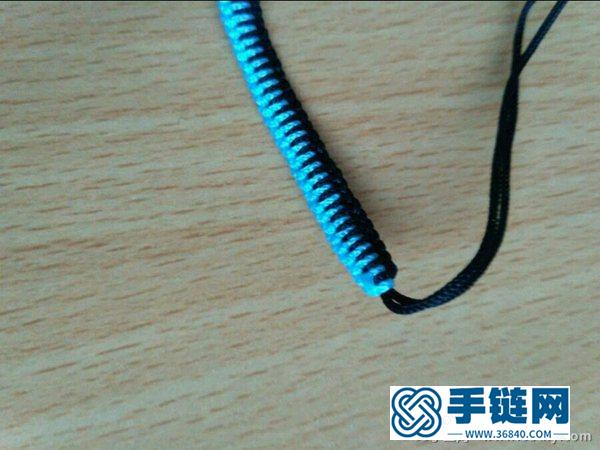 鹿晗同款編繩手鏈的編法