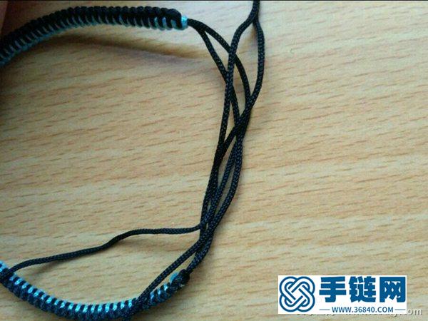 鹿晗同款編繩手鏈的編法