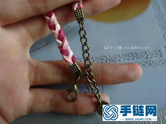 韓國絨繩編織手鏈 美膩膩的韓國絨手鏈編織教程