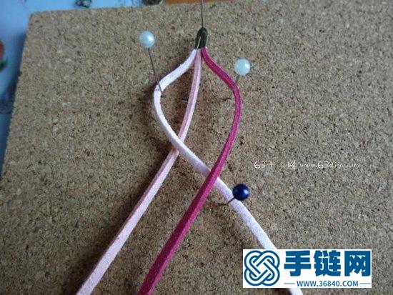 韓國絨繩編織手鏈 美膩膩的韓國絨手鏈編織教程