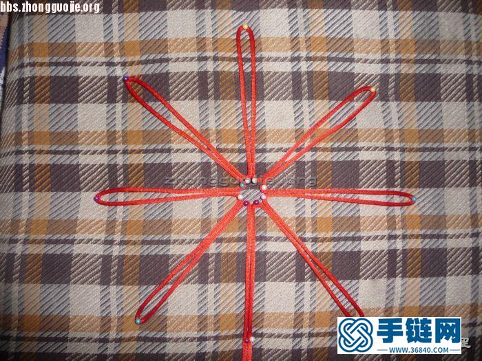 吉祥鎖結(jié)-最近編的順便拍下過程來