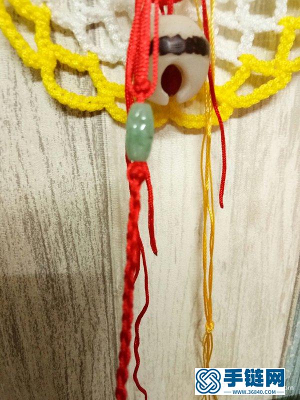 簡單紅繩手鏈編法教程