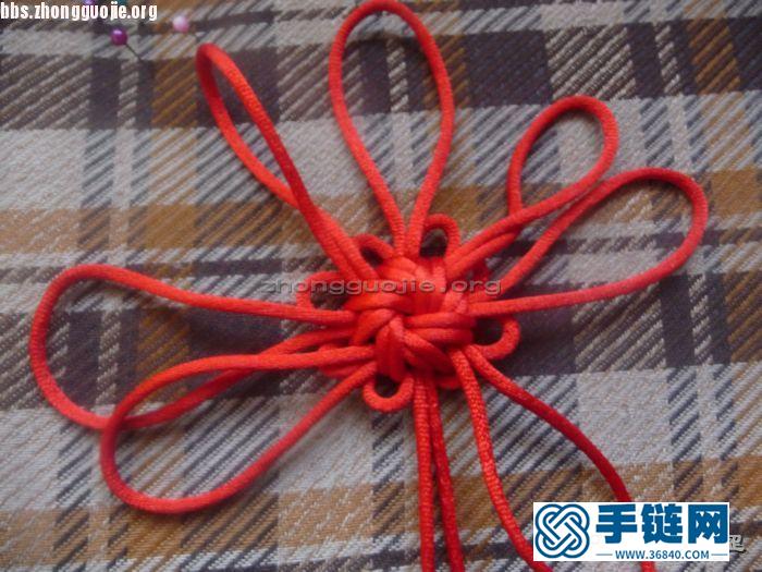 吉祥鎖結(jié)-最近編的順便拍下過程來