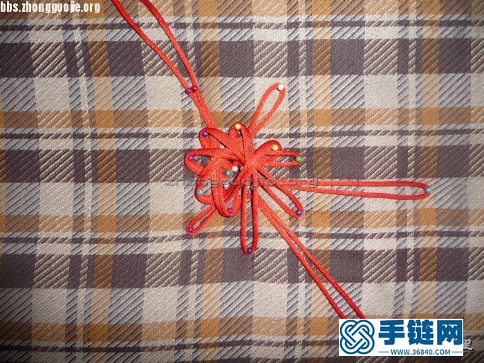 吉祥鎖結(jié)-最近編的順便拍下過程來