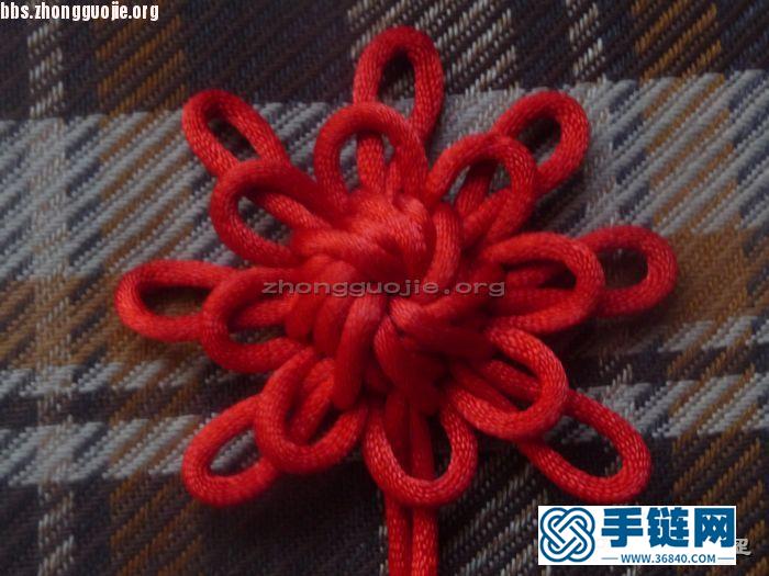 吉祥鎖結(jié)-最近編的順便拍下過程來