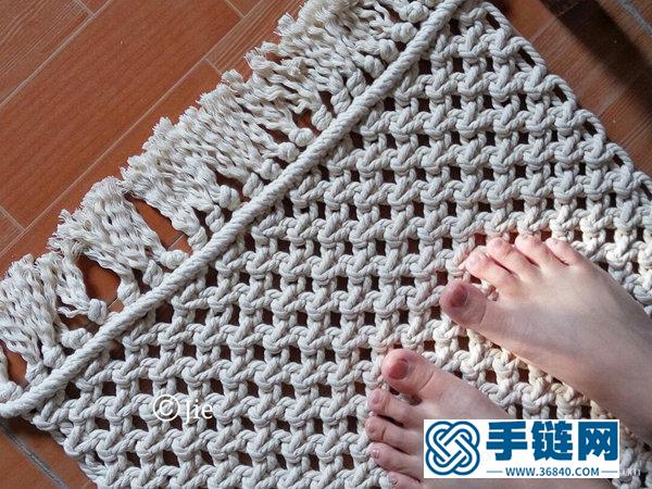 自制地毯做法 北歐風地毯手工編織教程
