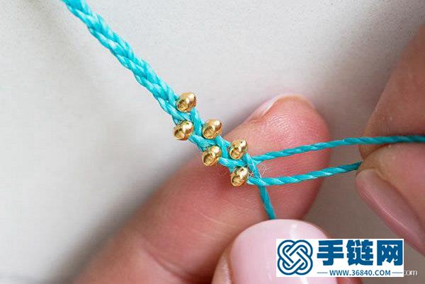 黃金轉(zhuǎn)運(yùn)珠手鏈編法圖解