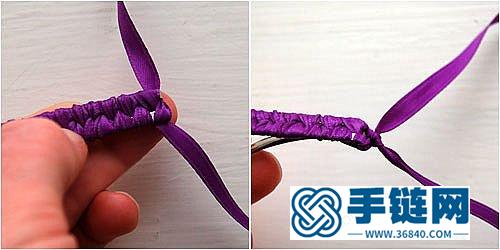 可愛的小花編織發卡的DIY教程