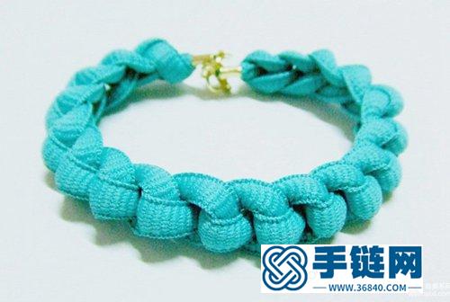 鞋帶diy清新手鏈的手工編織圖解