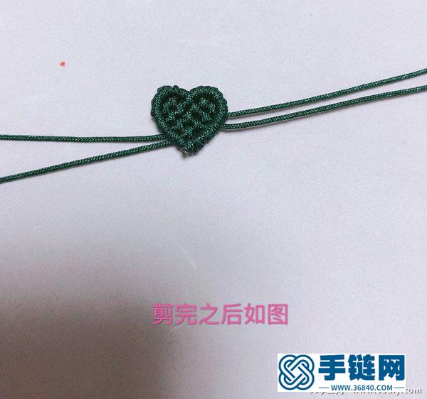 心心相印情侶手鏈編法