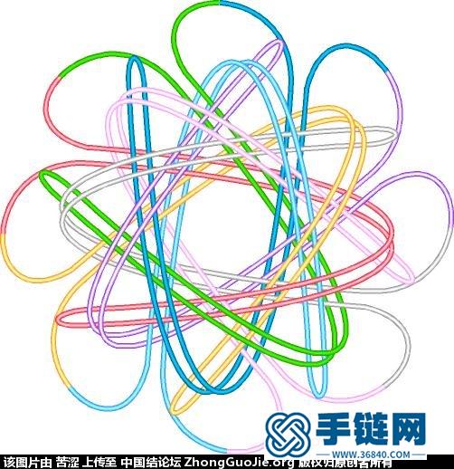 八瓣吉祥鎖結-實心