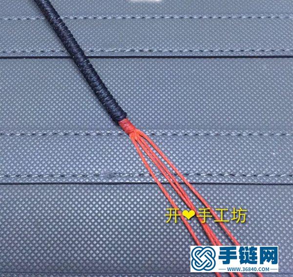 鴻運當頭手鏈的編法