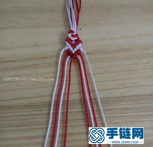 心心相印手鏈編法圖解