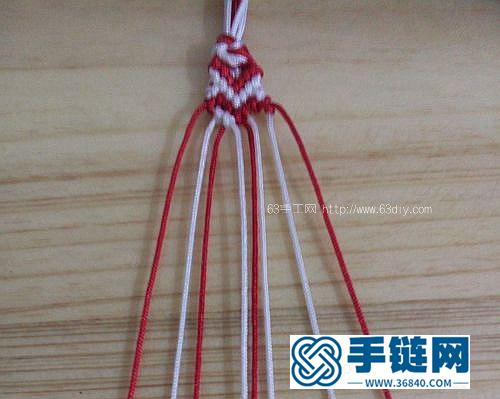 心心相印手鏈編法圖解