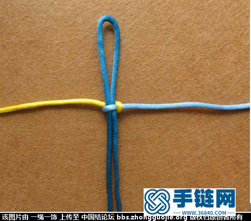 基本結：平結.雙聯結.紐扣結制作教程