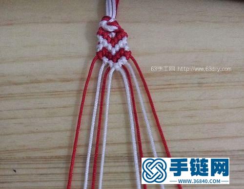 心心相印手鏈編法圖解