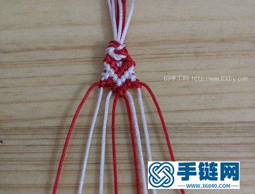 心心相印手鏈編法圖解