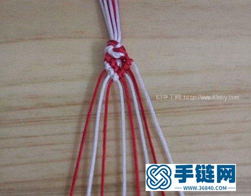 心心相印手鏈編法圖解