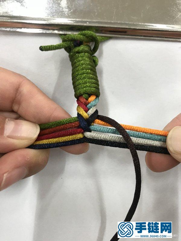 怎樣編十股辮 十股辮的編法圖解