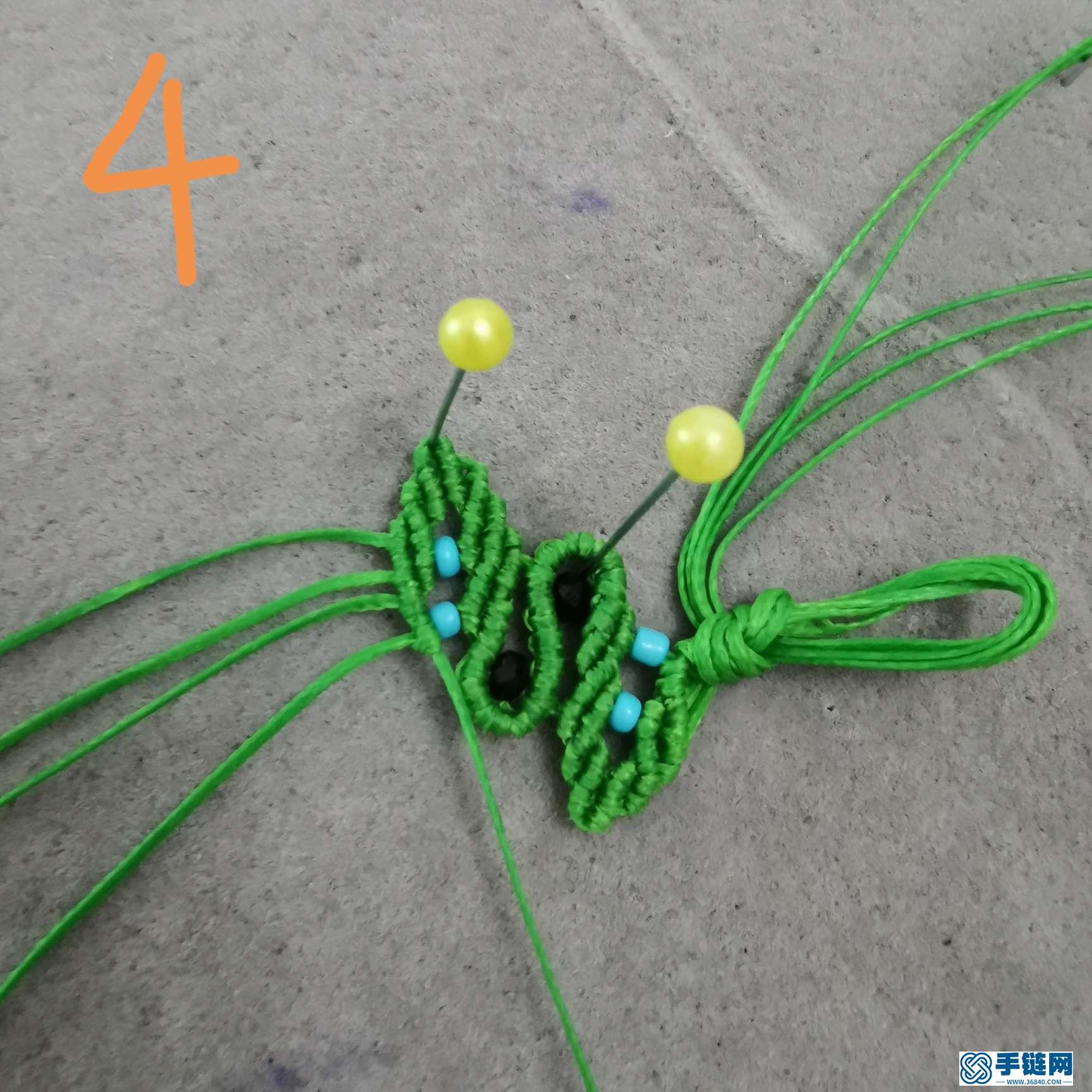 好看的葉子手鏈編法