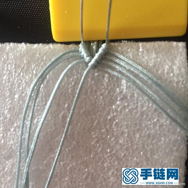 小清新繩戒的編織方法