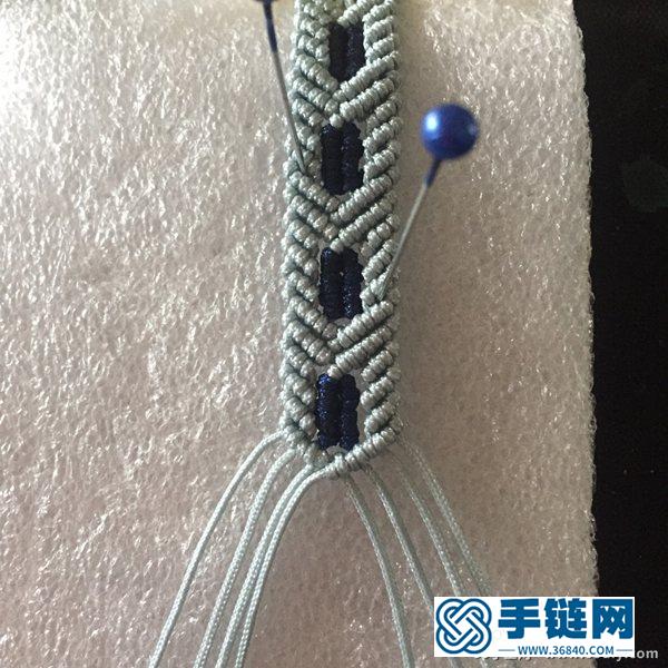 小清新繩戒的編織方法