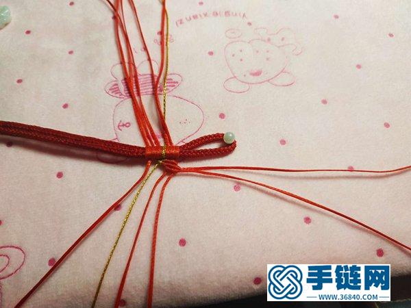 蝴蝶手鏈的編法