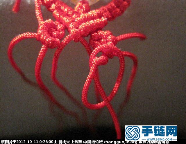 轉運珠紅鏈編法圖解