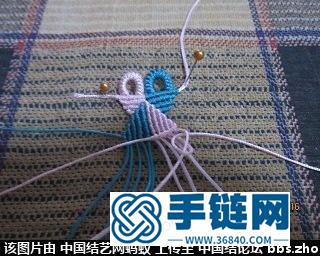仿“命中第一”的拼色手鏈