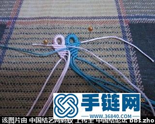 仿“命中第一”的拼色手鏈
