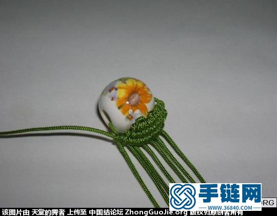 （轉(zhuǎn)載）一款斜卷結(jié)手鏈，簡(jiǎn)單易學(xué)。