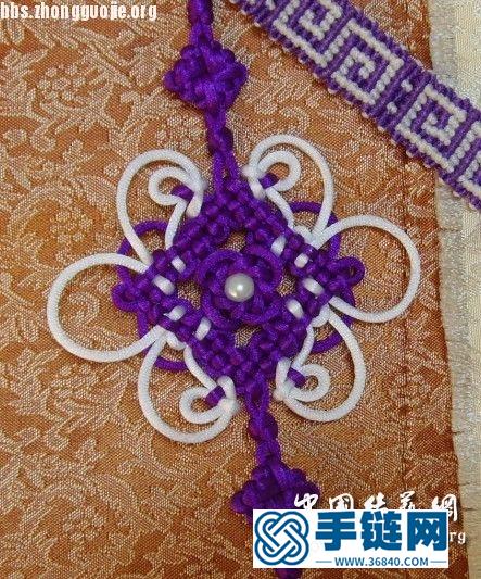 “輪回” 斜卷結手鏈~