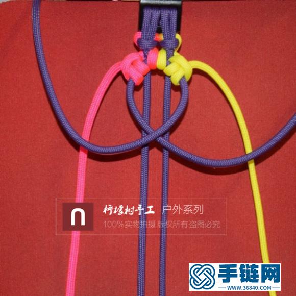 【太陽花】傘繩手鏈編織教程