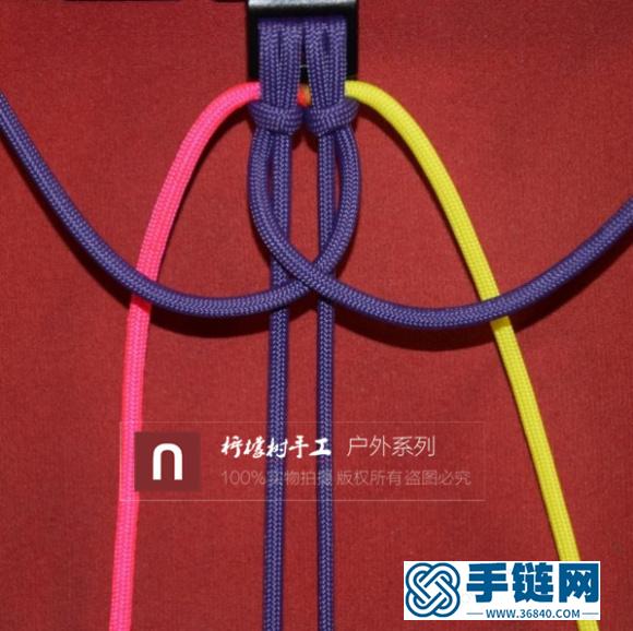 【太陽花】傘繩手鏈編織教程