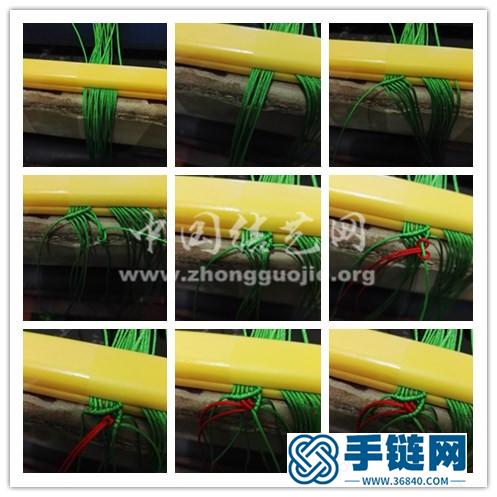 彩色葉子民族風(fēng)手鏈教程