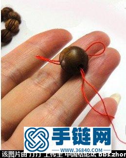 如何巧穿手串佛頭