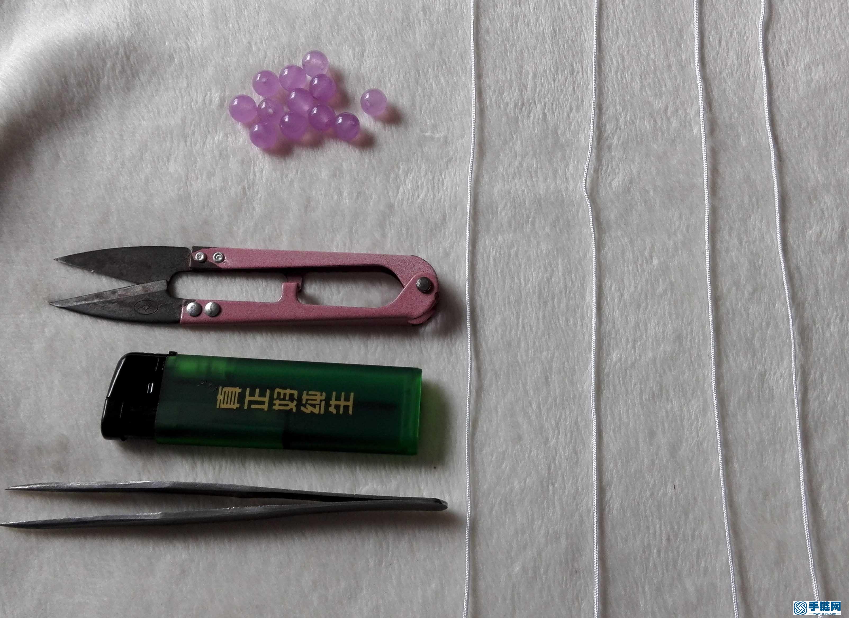 雀頭結手鏈圖文教程