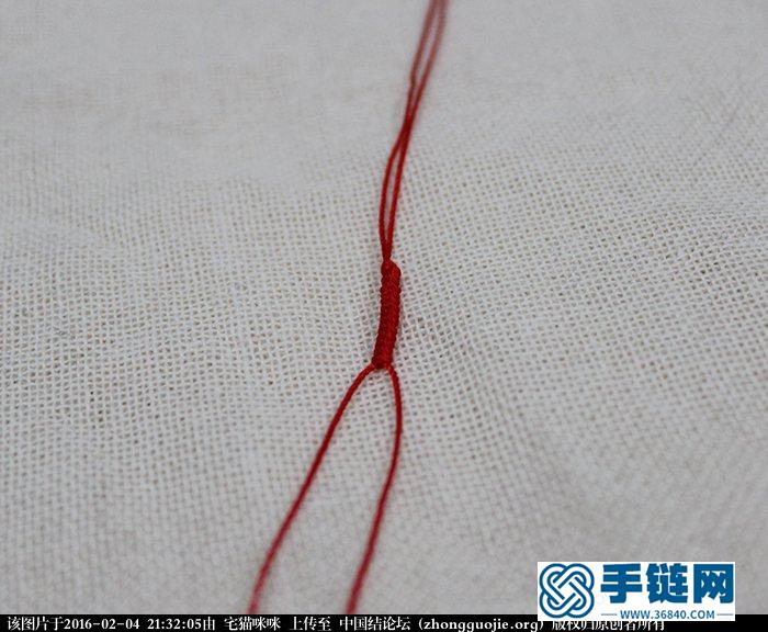 新春到！做個吉祥如意的同心結手鏈吧