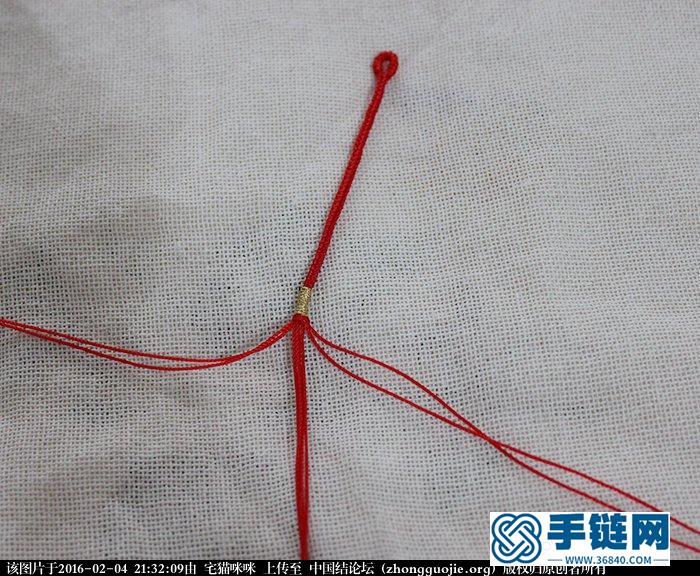 新春到！做個吉祥如意的同心結手鏈吧